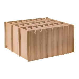 Rejillas de cartón corrugado personalizadas para separación de productos en fabrica de cajas corrugadas san pedro