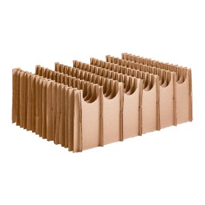 Rejillas de cartón corrugado personalizadas para separación de productos en fabrica de cajas corrugadas san pedro