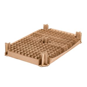 Rejillas de cartón corrugado personalizadas para separación de productos en fabrica de cajas corrugadas san pedro